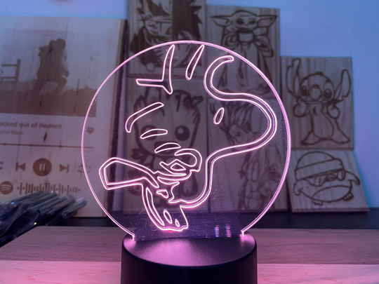 Woodstock Snoopy Acrylic Led Night Light, Desk Lamp