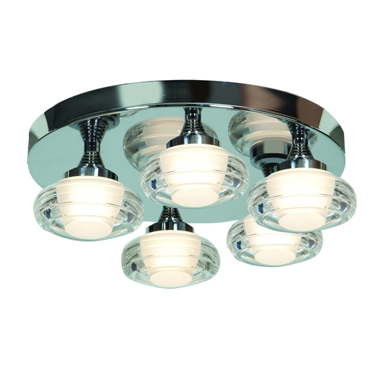 Access Lighting 5 Light 15.8" Wide LED Flush Mount Ceiling Fixture