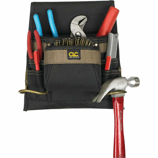 CLC 8-Pocket Polyester Nail & Tool Bag - 1 Each