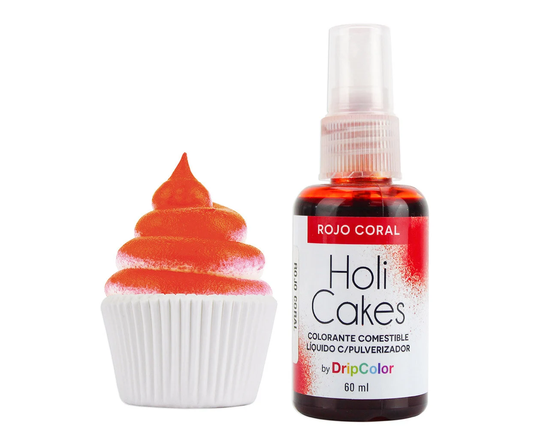 Coral Red Pump Spray Food Coloring - Achieve An Airbrushed Look On Your Treats With Our Easy To Use Coral Red Pump Spray Food Coloring