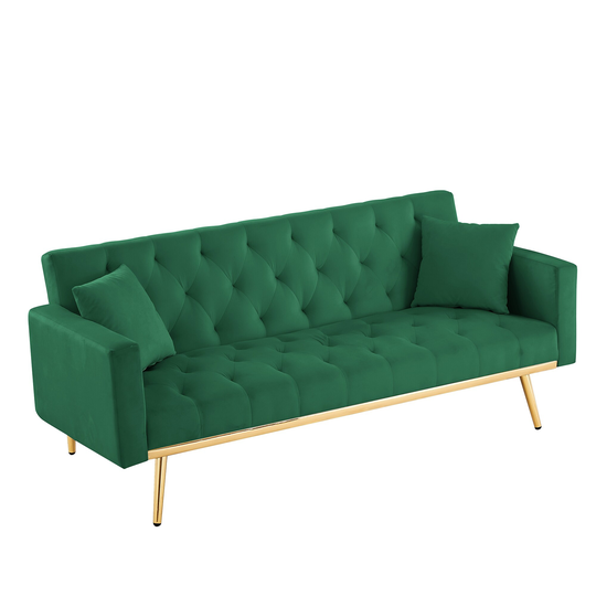 Convertible Folding Futon Sofa Bed, Sleeper Sofa Couch for Living Room