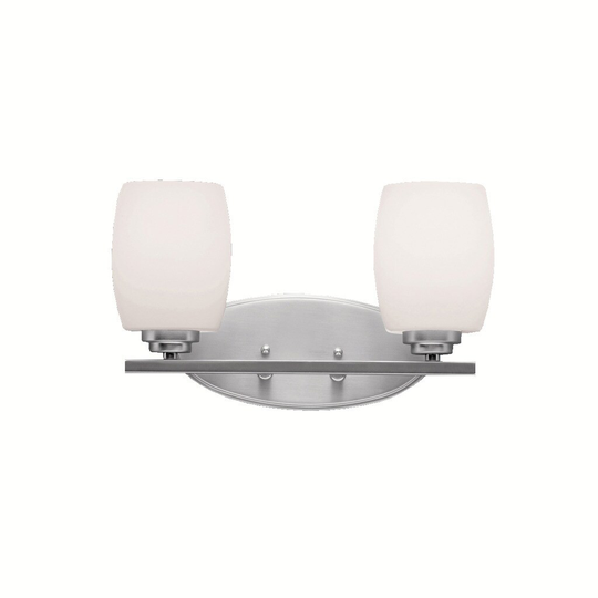 Kichler Lighting Eileen Collection 2-light Brushed Nickel Bath/Vanity Light