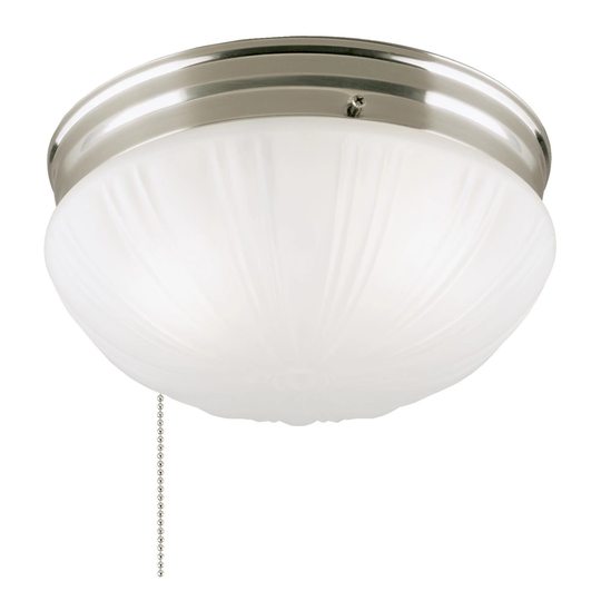 Westinghouse Two-Light Flush-Mount Interior Ceiling Fixture with Pull Chain