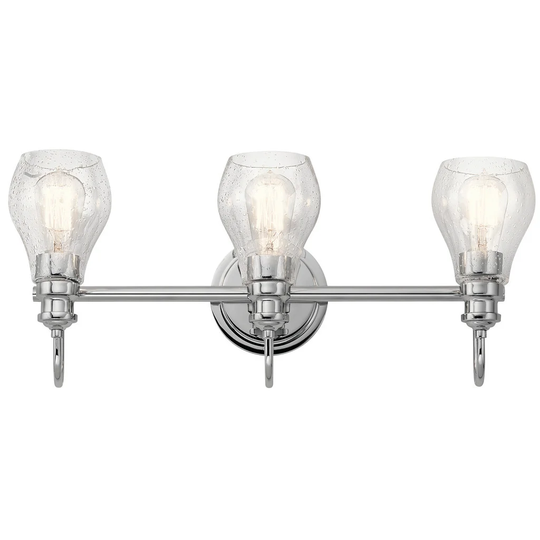 Kichler Lighting Greenbrier Collection 3-light Chrome Bath/Vanity Light