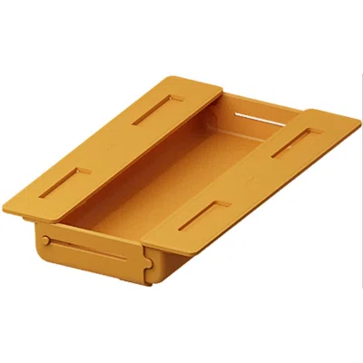 Width Adjustable Under-Desk Drawer, Self-Adhesive Hidden Storage Box, Sundries Organizer Pencil Office Supplies Storage Tray, Suitable For Bedroom, Of