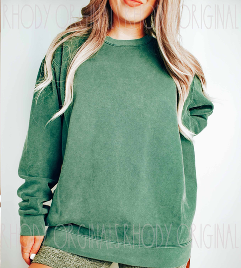 Comfort Colors Sweatshirt, Cozy Oversized Sweatshirt For Women, Fall Winter 1566 Pastel