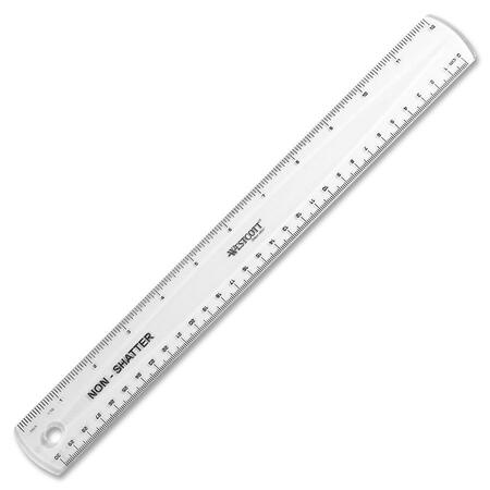 WholesaleRulers & Tape Measures: Discounts on Westcott Clear Plastic Ruler ACM45011