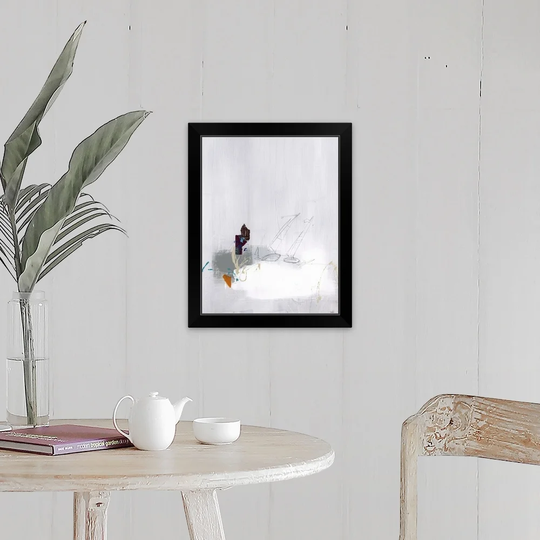 "Across the Block XI" Black Framed Print
