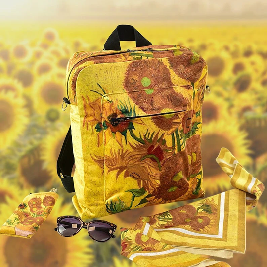 Van Gogh's Sunflowers Handmade Rucksack | Artwork Print