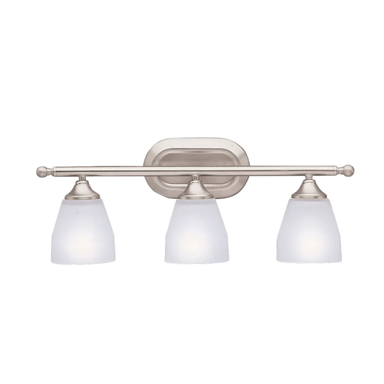 Kichler Lighting Ansonia Collection 3-light Brushed Nickel Bath/Vanity Light