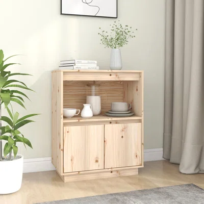 23.6" Wide Pine Solid Wood Sideboard