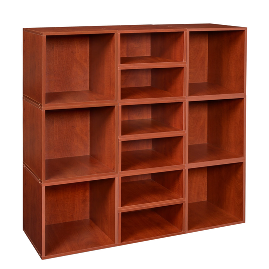 Noble Connect Storage Set- 6 Full Cubes/6 Half Cubes- Cherry