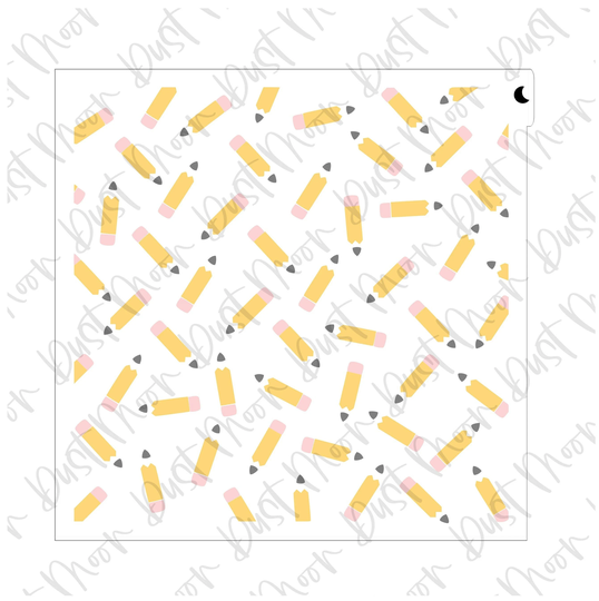 Fast Shipping 3 Part Pencil Cookie Stencil, School Back To Teacher Cookies