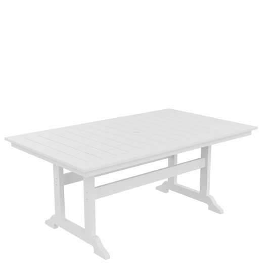 Dining Table, Tea Table Rectangular Table for Balcony Poolside Garden