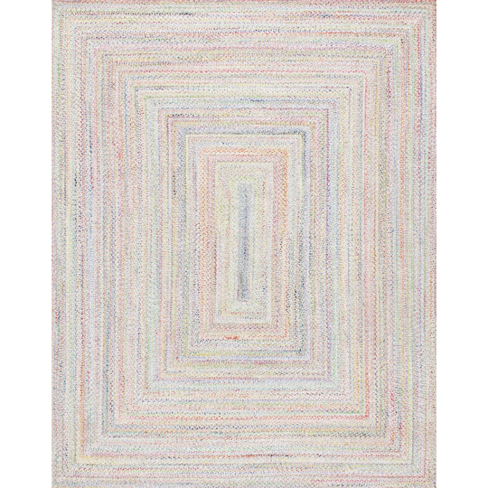 Canvello Modern Handmade Indoor/Outdoor Area Rug - 2' X 3' - Blue - Multi Color - Small Rugs (1' x 2' to 3' x 4')
