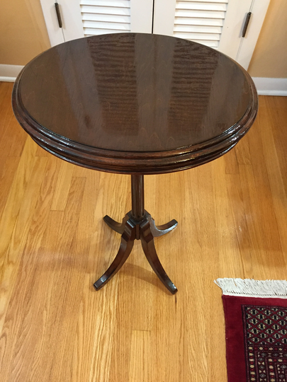 Antique Walnut Occasional Table/Plant Stand
