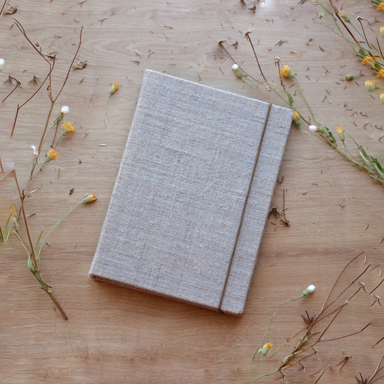 Linen Photo Album For Self-Adhesive Photos. Simple Family Album Or Your Personalized Title. A5 Photo Book. Keepsake Journal. Wish