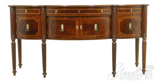 L53525Ec Kindel Varney & Sons Sheraton Inlaid Mahogany Sideboard