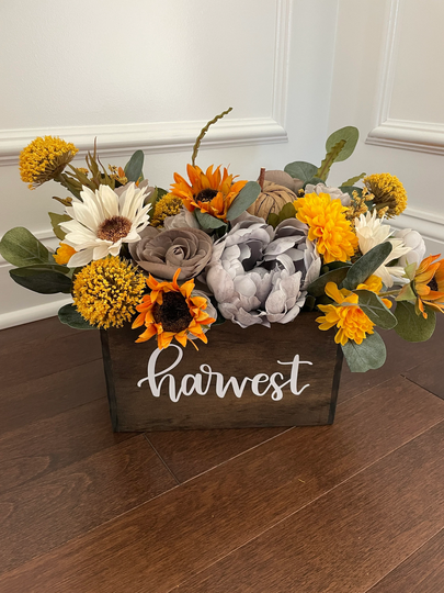 Fall Table Decor, Farmhouse Centerpiece, Thanksgiving Centerpiece For Table, Sunflower Decor
