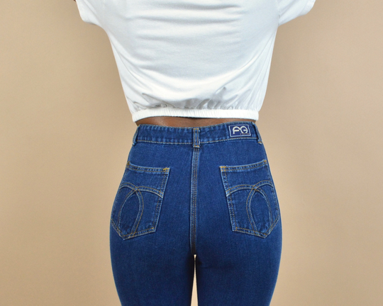 Faded Glory Size 26 Dark Wash Vintage Denim Jeans