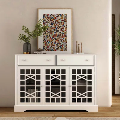 Gedeus 51.1" Wide 2 Drawer Sideboard