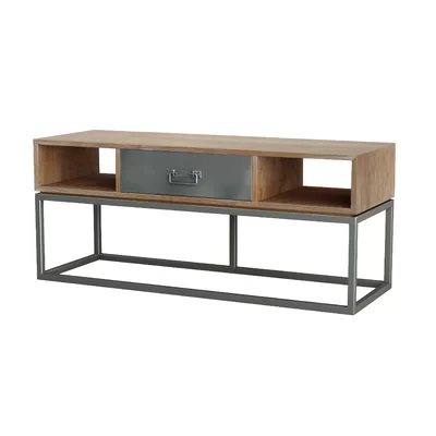 Hinkel 52" Wide 1 Drawer Teak Wood Sideboard