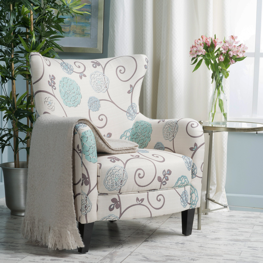 Arabella Contemporary Fabric Upholstered Club Chair by Christopher Knight Home - 30.00" W x 30.25" L x 36.25" H