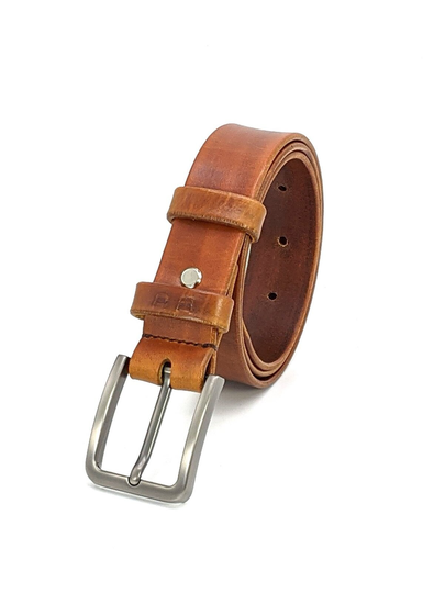 Men's Leather Belt, Personalized Belt, Buffalo Leather, Belt For Man, Light Brown