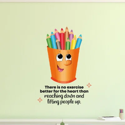 Heart Pencil School Vinyl Wall Decal