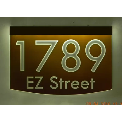 2-Line Lawn Address Sign