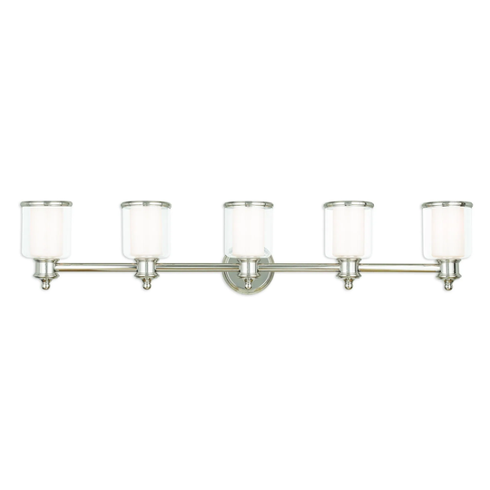 Livex Lighting Middlebush Polished Nickel 5-light Bath Vanity Light - Polished Nickel