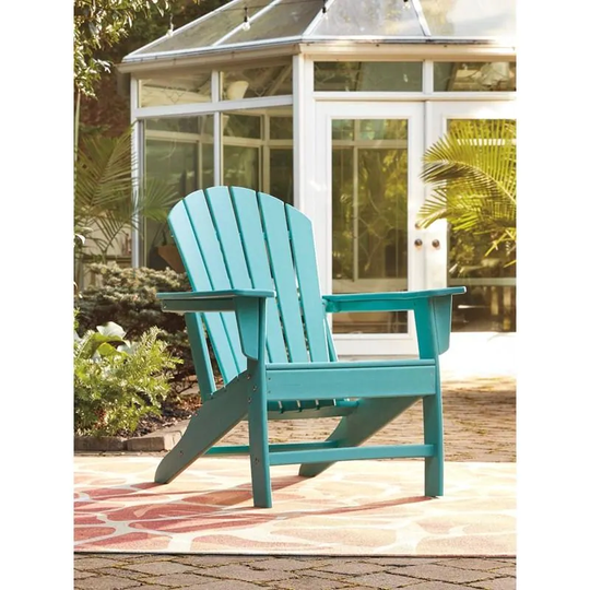 Sundown Treasure Adirondack Chair Turquoise Sundown Treasure Adirondack Chair White - 31" W x 38" H x 34" D