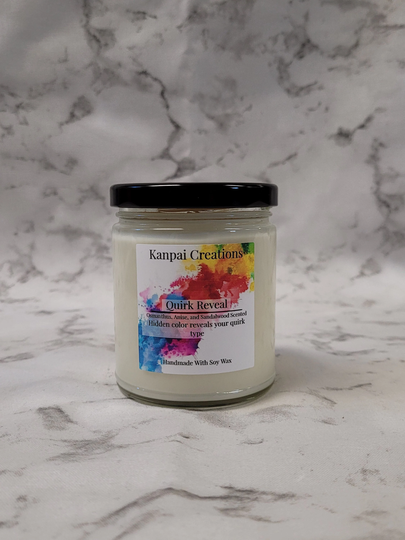 Quirk Reveal, Mystery Color, Color Reveal Candle, Anime Candle