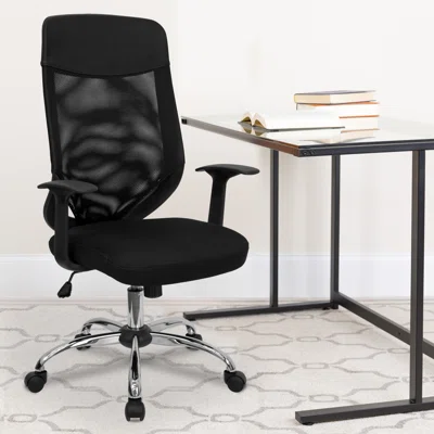 Wojtowicz High Back Mesh Executive Swivel Office Chair with Arms