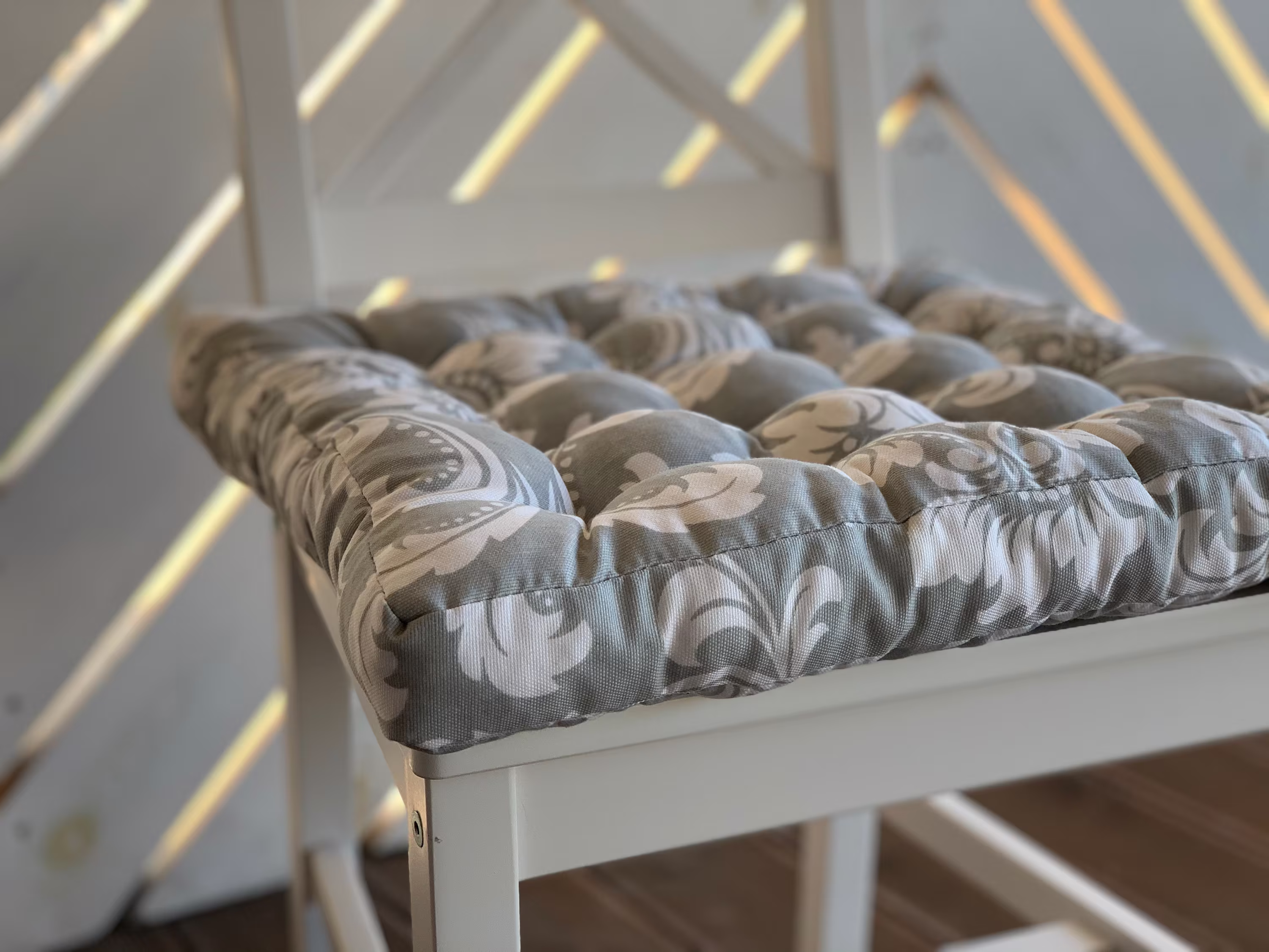 Chair Cushions/Indoor/ Bistro Pillows Wedding Seat Cushion Elite Fabric Monograms Square Pillow