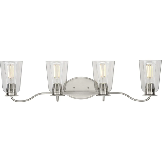 Durrell Collection Brushed Nickel Four-Light Bath