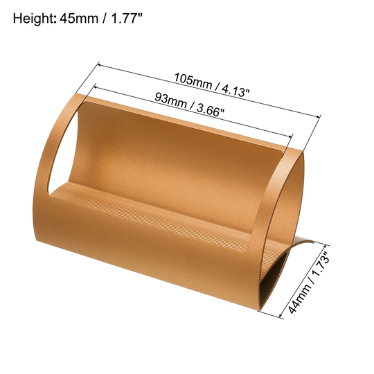 1Pcs Aluminum Business Card Holder Card Collection Display Organizer