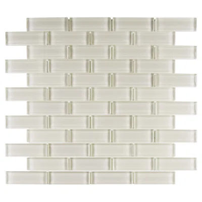 Enchant- Darling 3" x 1" Straight Edge Glass Brick Joint Wall & Floor Tile