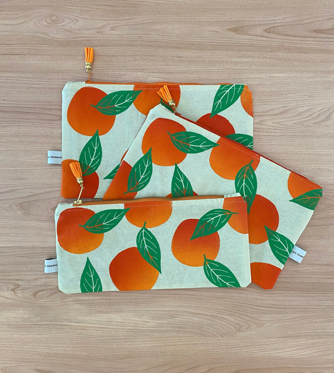 Oranges Zipper Bag
