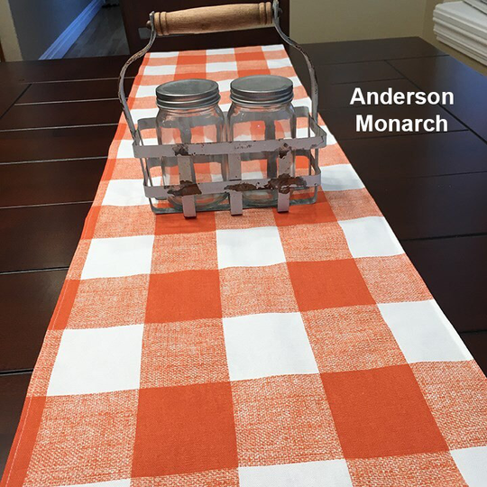 Table Runner - Premier Prints Anderson Monarch - Weddings, Showers, Home Decor - Pick A Size Or Custom