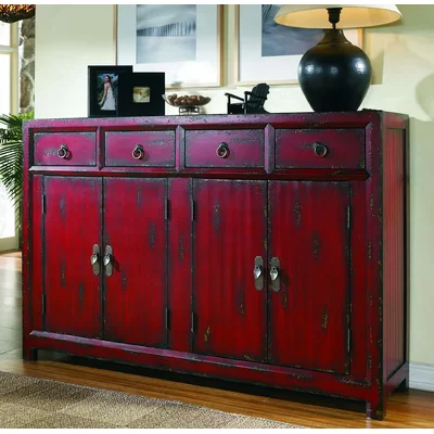 Seven Seas 58.25" Wide 4 Drawer Sideboard