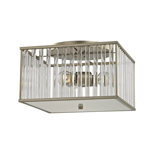 Ridley Metal 3-light Semi-flush Light Fixture