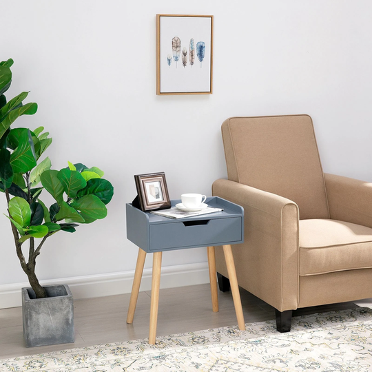 Floating Shelf Side Table