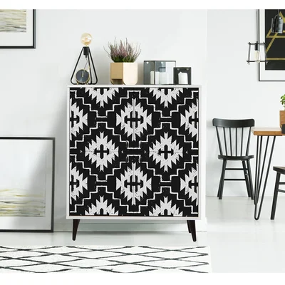 Aleshanee 4 - Shelf Storage Cabinet
