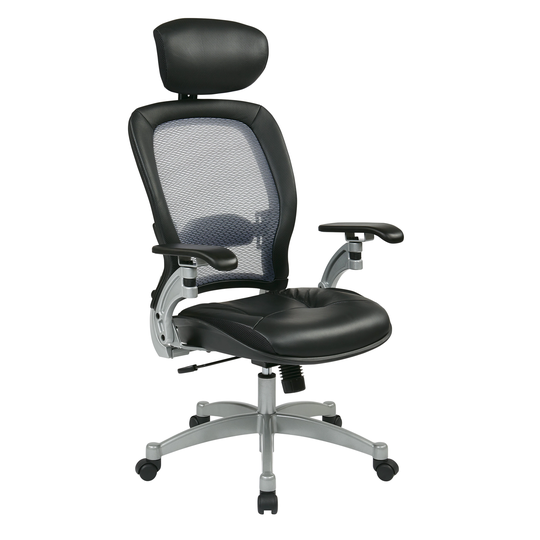 Contour Ergonomic Leather Executive Office Chair with Headrest