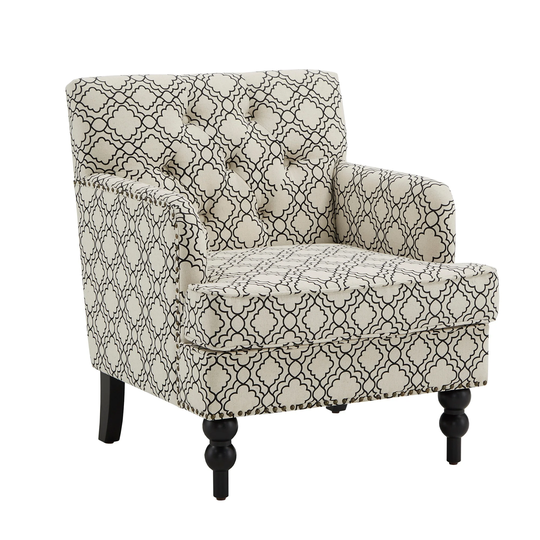 Tabitha Fabric Tufted Club Chair by iNSPIRE Q Modern