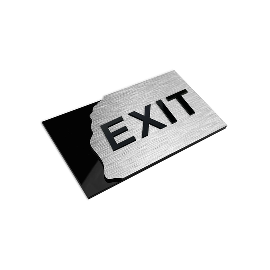 Exit Sign - Emergency Only Fire Signs Clear Door Office