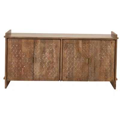 Antionett 84" Wide Mango Solid Wood Sideboard