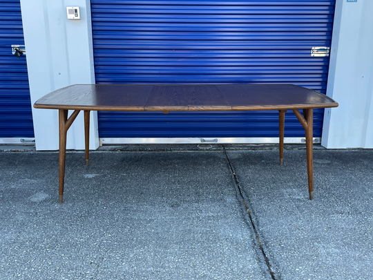 Extendable Mcm Oak Dining Table