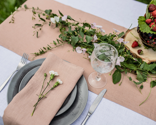 Table Linen Cloth Napkins, Wedding Napkin, Table Cloths, Dinner Eco Friendly Rustic Flax Napkins